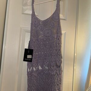 Lavender Crochet Dress